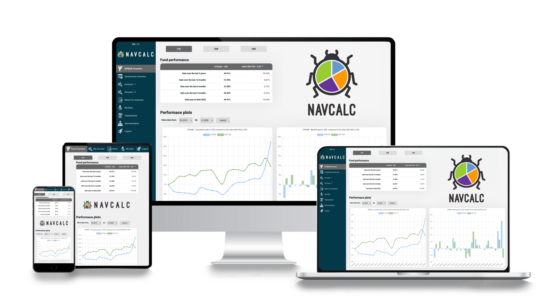 NAVCalc software suite illustration